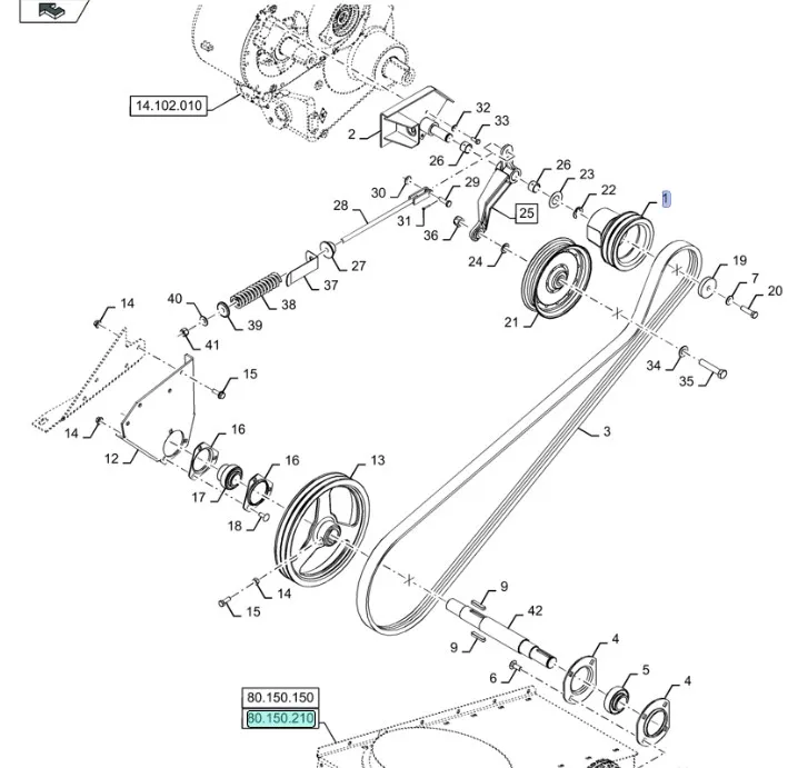 87656267 - Шкив натяжителя ремня